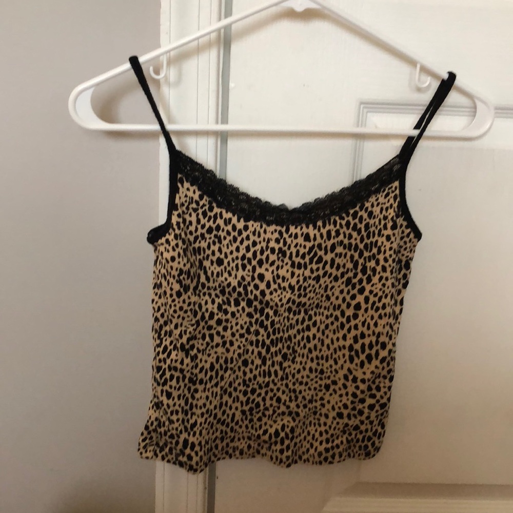 Cheetah tank top